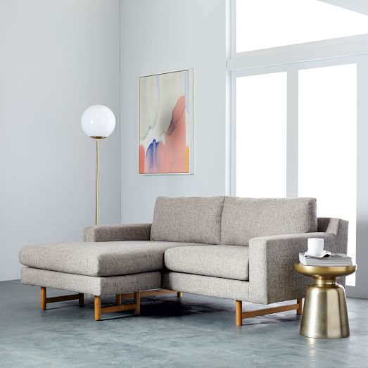 Eddy Sectional Sofa, Small Sectional Console Table