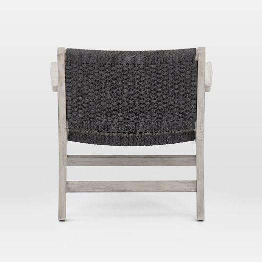 Catania Outdoor Rope Chair - Charcoal