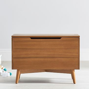 west elm mid century toy chest