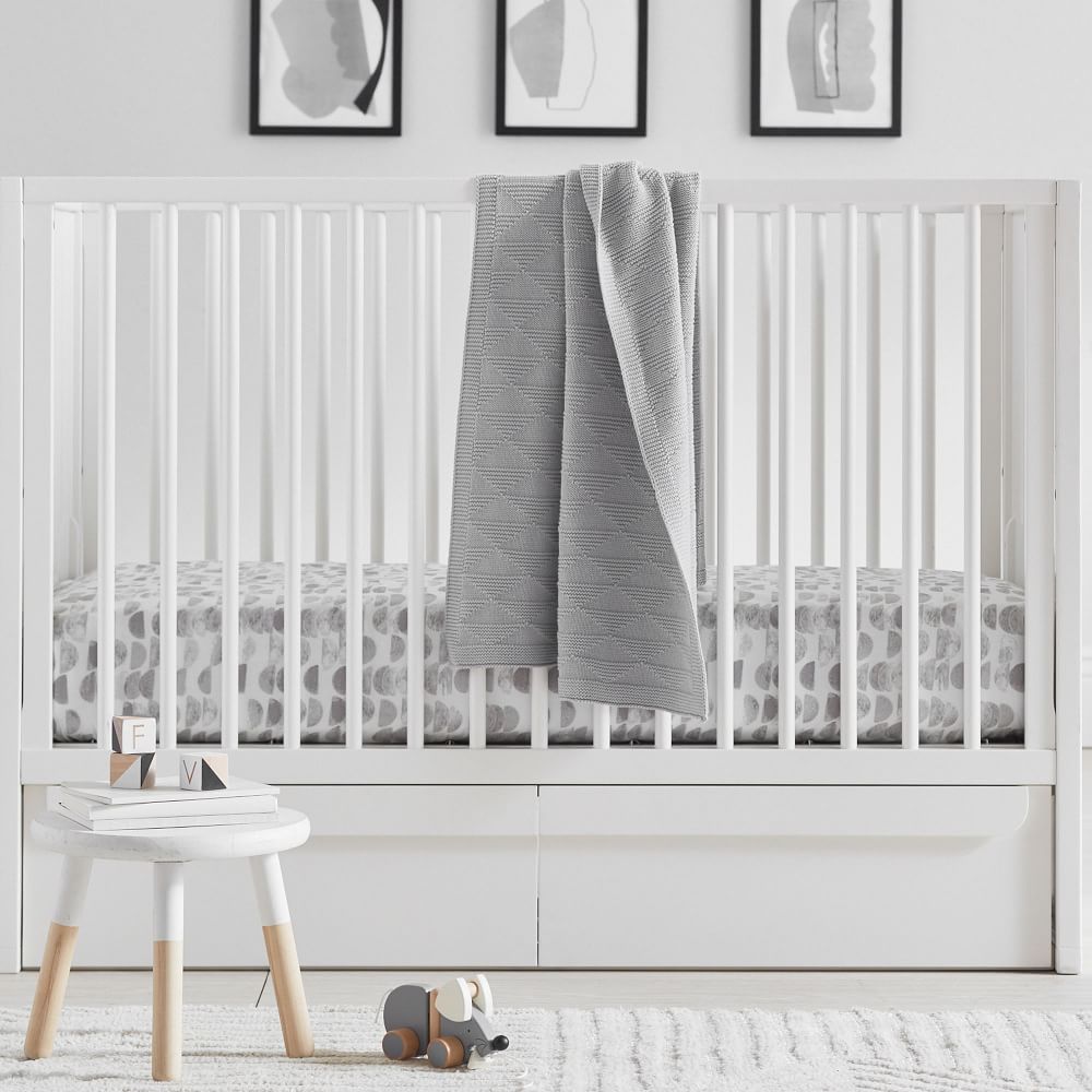 Gemini Convertible Storage Crib White West Elm