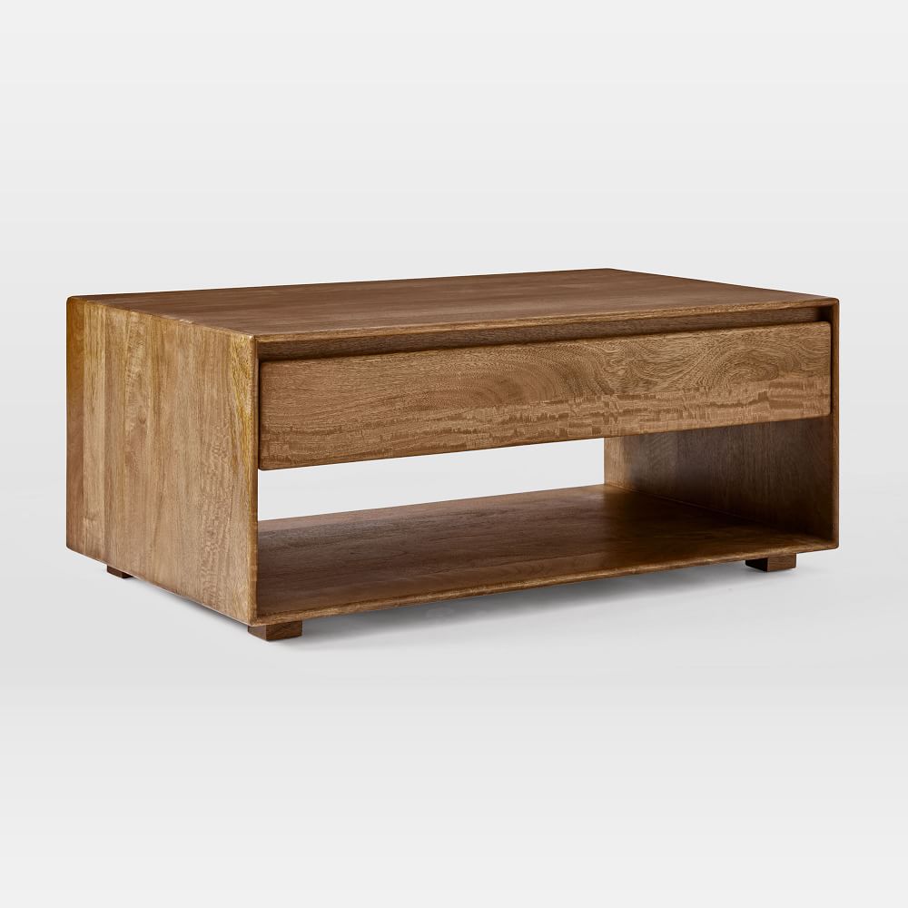 Anton Solid Wood Storage Coffee Table | West Elm