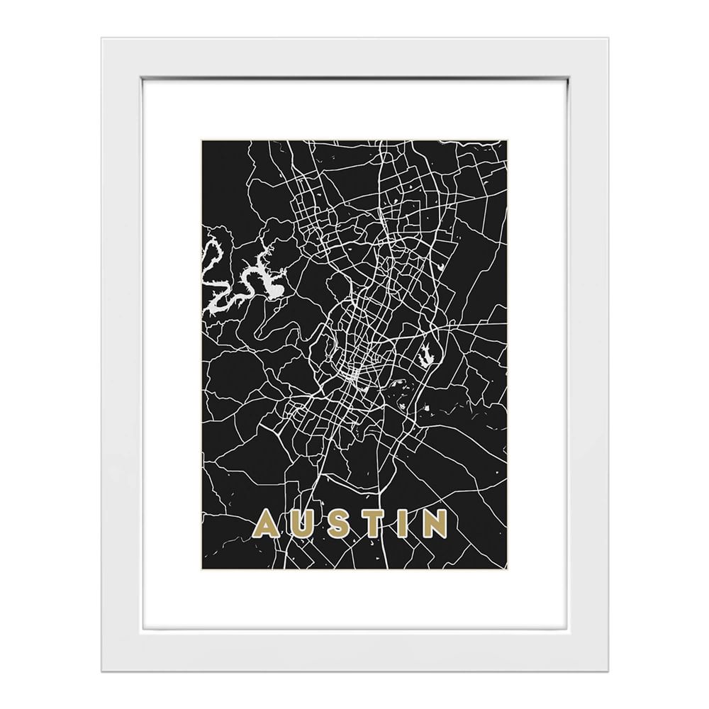City Map Framed Wall Art West Elm