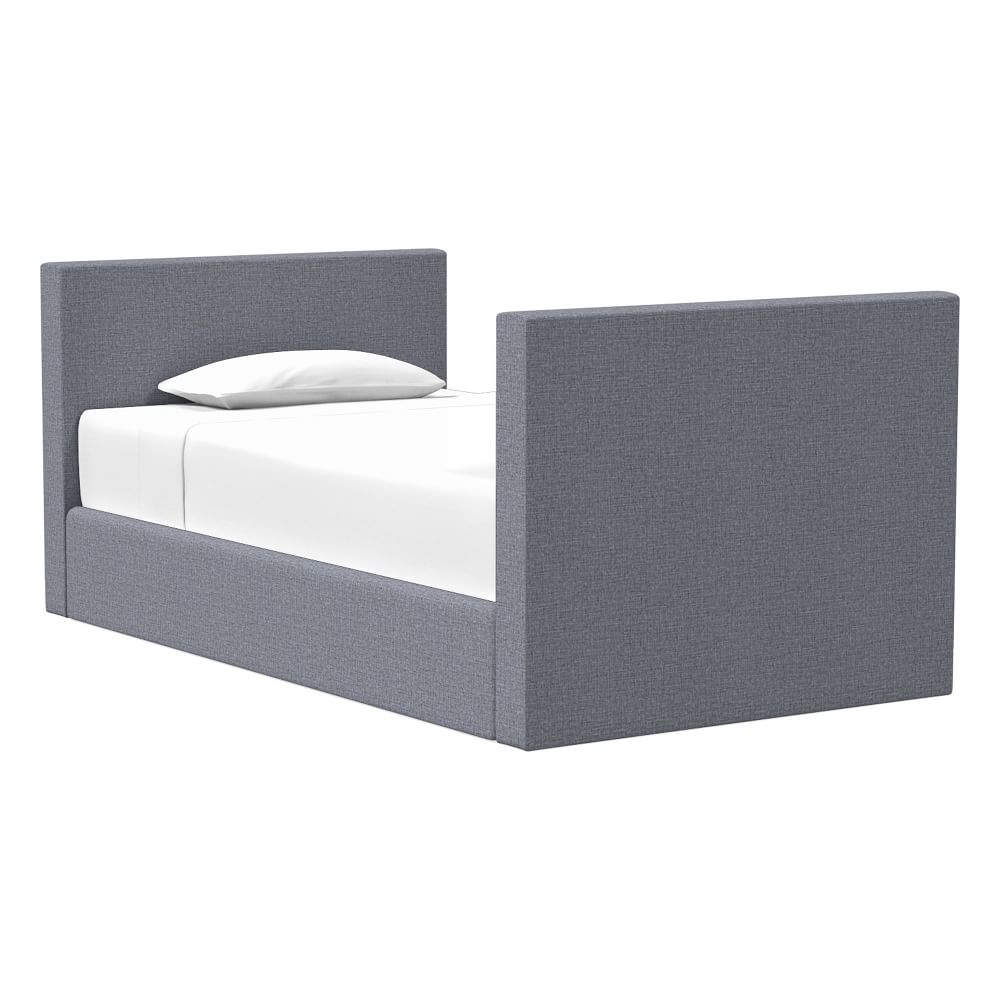 Urban Trundle Daybed Yarn Dyed Linen Weave Graphite West Elm