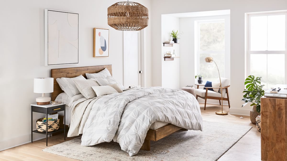 Anton Solid Wood Bed | West Elm