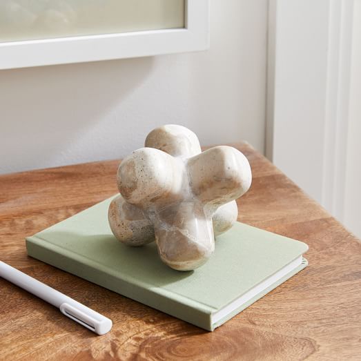Deco Marble Doorstop West Elm