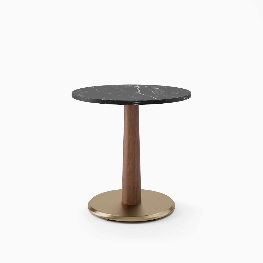 Claire Restaurant Dining Table - Faux Marble - Round | West Elm