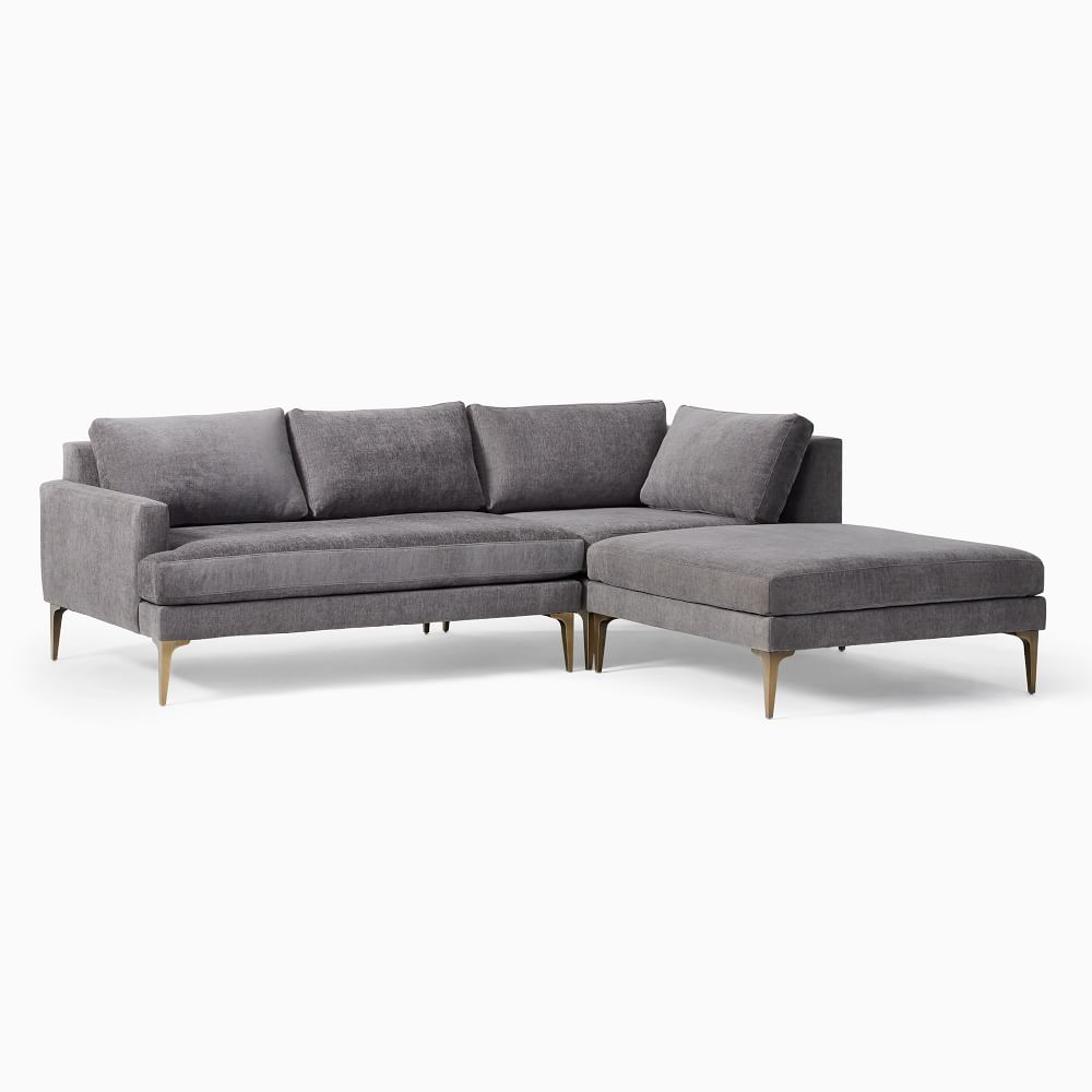 Andes 3Piece Ottoman Sectional (90"111") (InStock & Ready to Ship