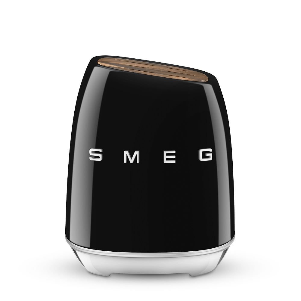 Smeg Knife Block & Knives Set West Elm