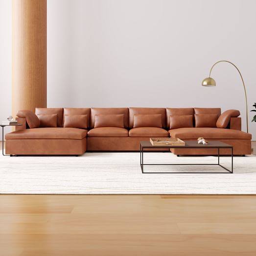 Harmony Modular Leather Sectional, Modular Leather Sofa Sectional