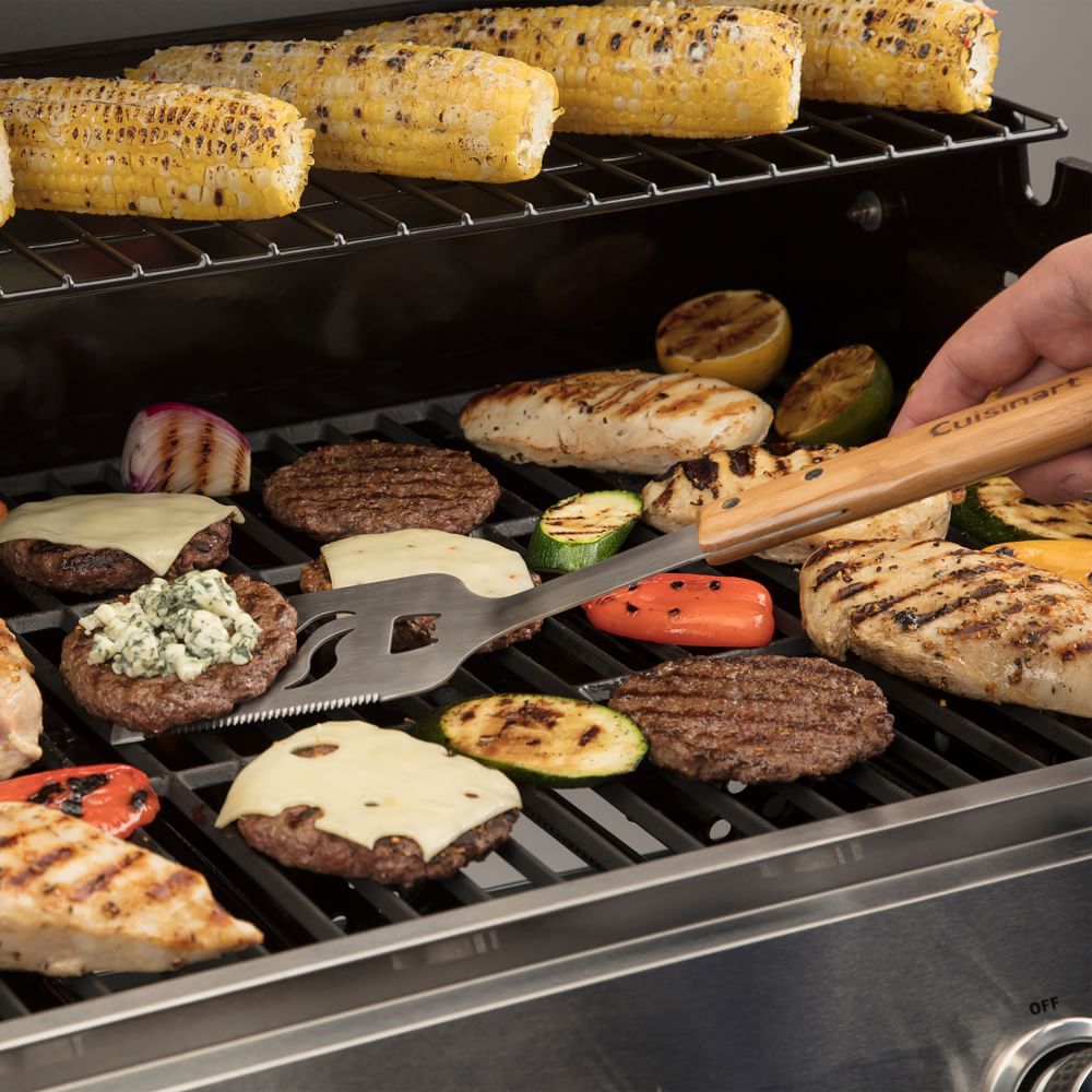 Cuisinart 13Piece Grill Tool Set Bamboo West Elm