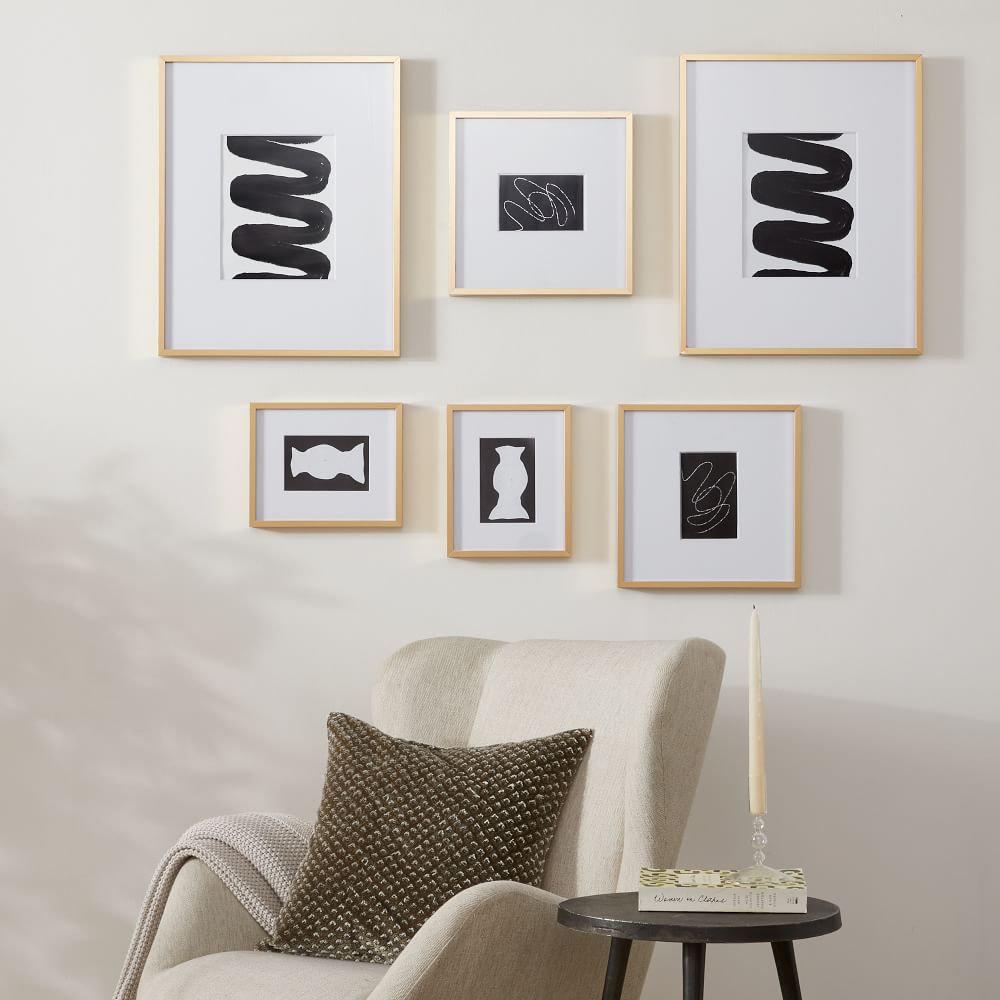 The Standard Organic Gallery Frames Set (Set of 6) | West Elm