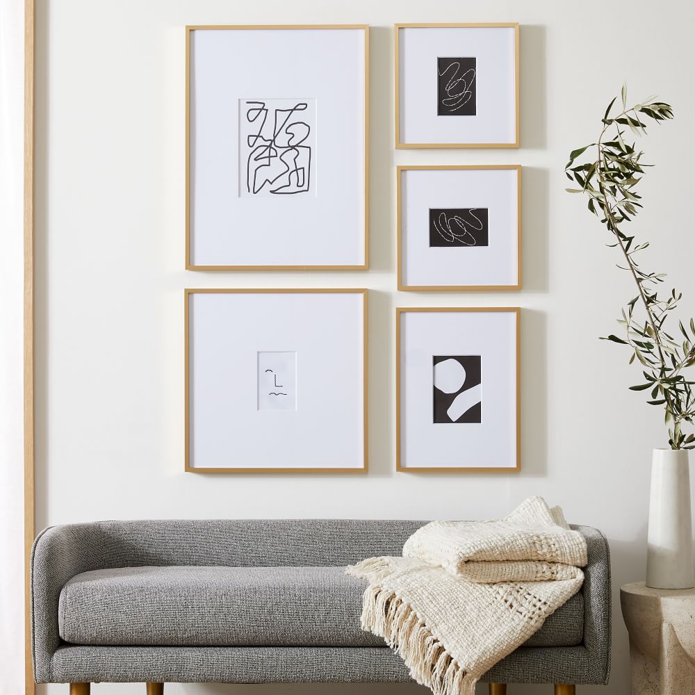 The Small-Space Classic Gallery Frames Set (Set of 5) | West Elm