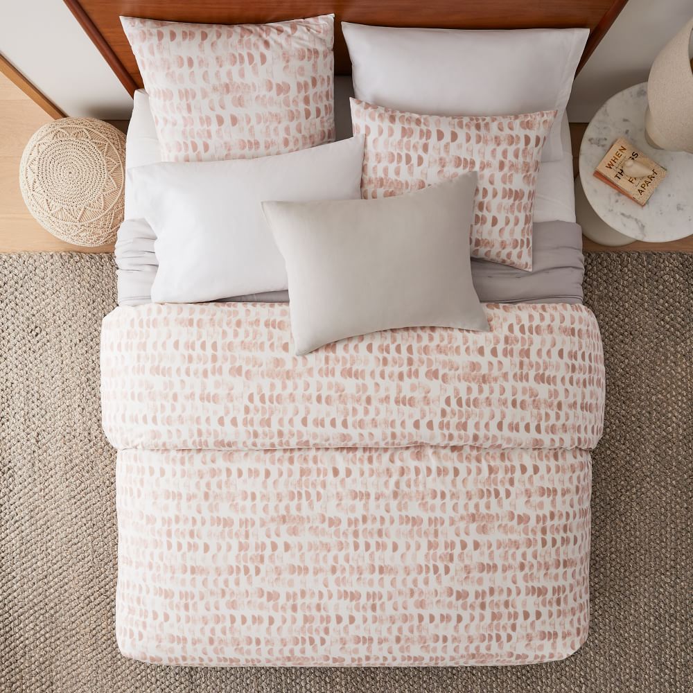 Organic Half Moon Duvet Cover & Shams | West Elm