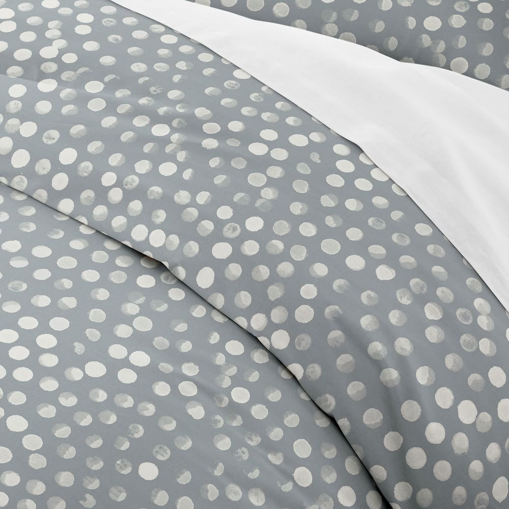 Organic Rolling Dot Duvet Cover & Shams | West Elm