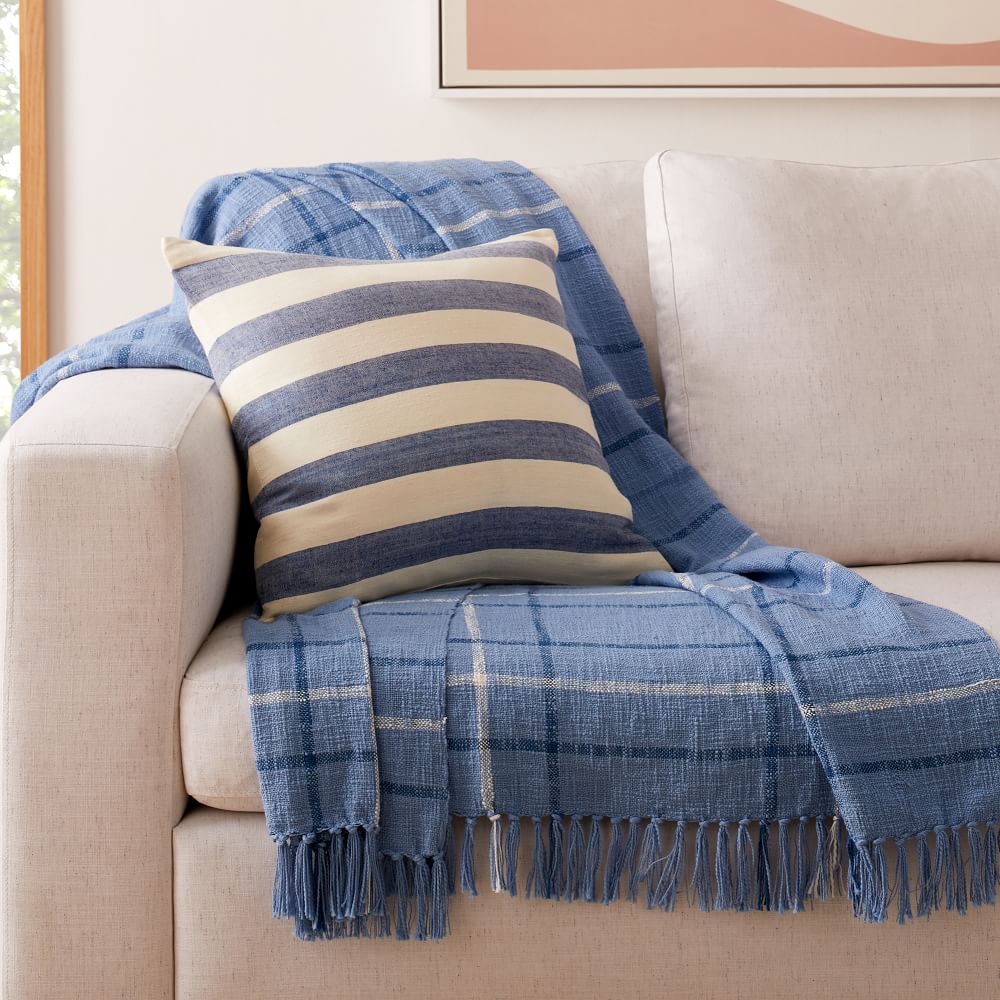 Heather Taylor Home Handwoven Plaid Throw | West Elm