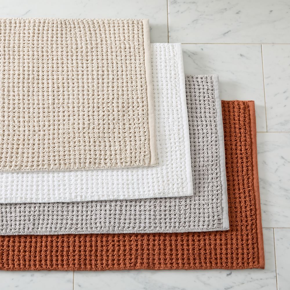 Plush Waffle Bath Mat | West Elm