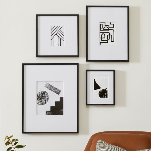 Multi-Mat Wood Gallery Frames - Walnut | West Elm