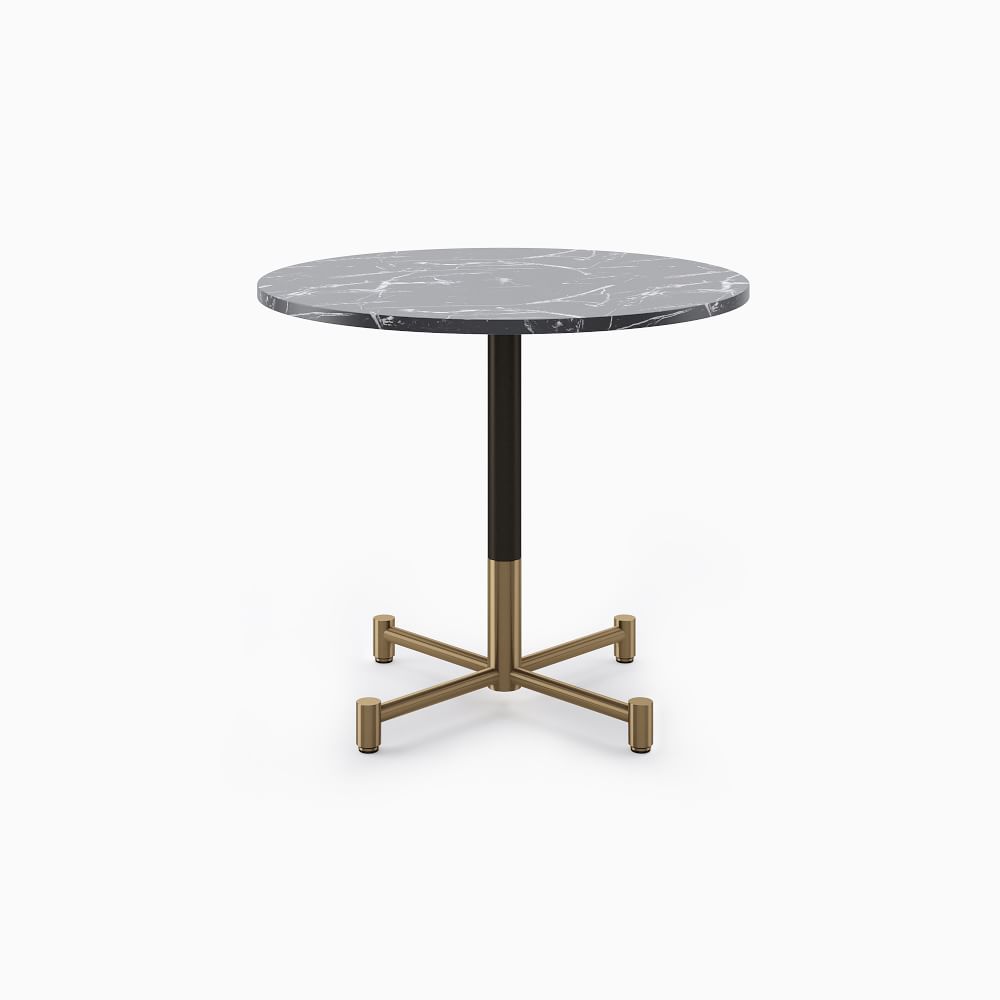 Branch Restaurant Dining Table - Faux Marble - Round | West Elm