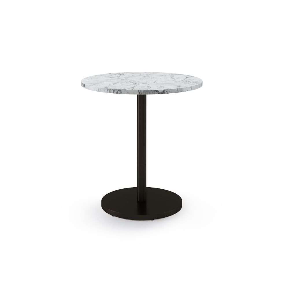 Orbit Restaurant Dining Table - Faux Marble - Round | West Elm