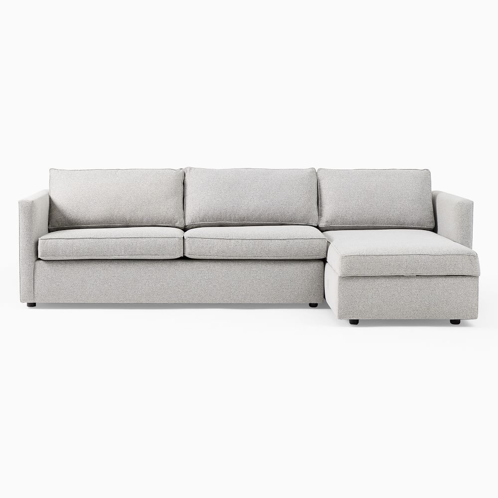 Harris 2Piece Sleeper Sectional w/ Storage Chaise (109") West Elm