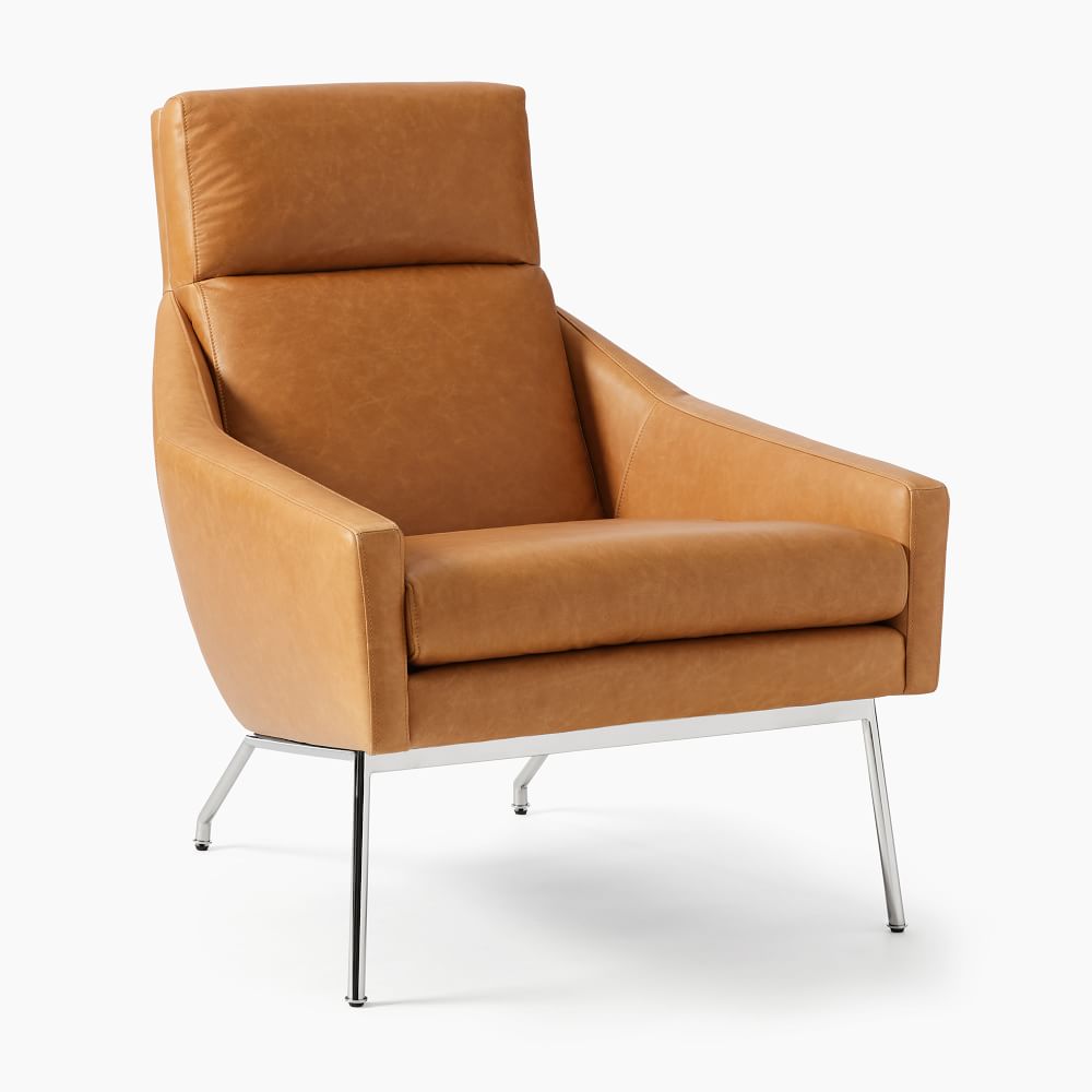 Austin Leather Chair (InStock & Ready to Ship) West Elm