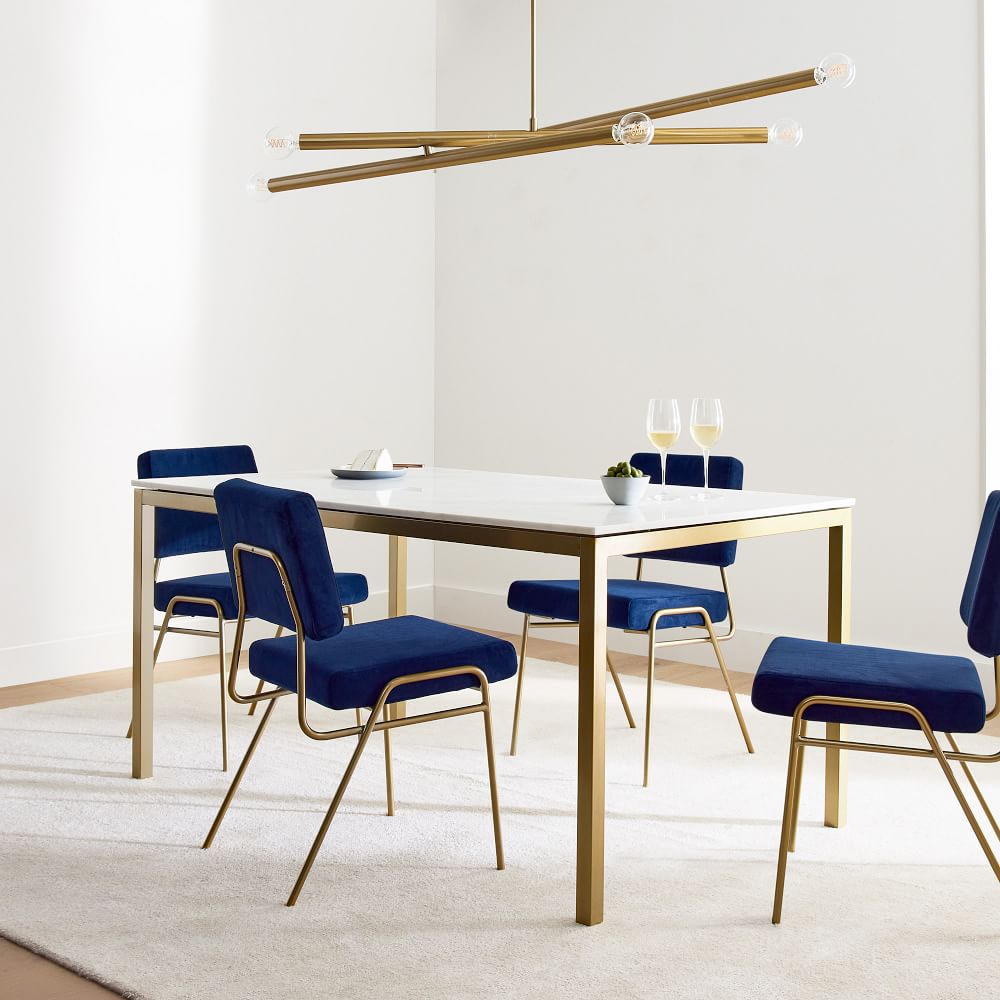 Wire Frame Upholstered Dining Chair | West Elm