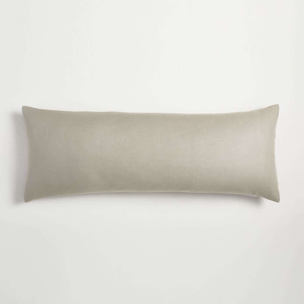 European Flax Linen Body Pillow Cover West Elm