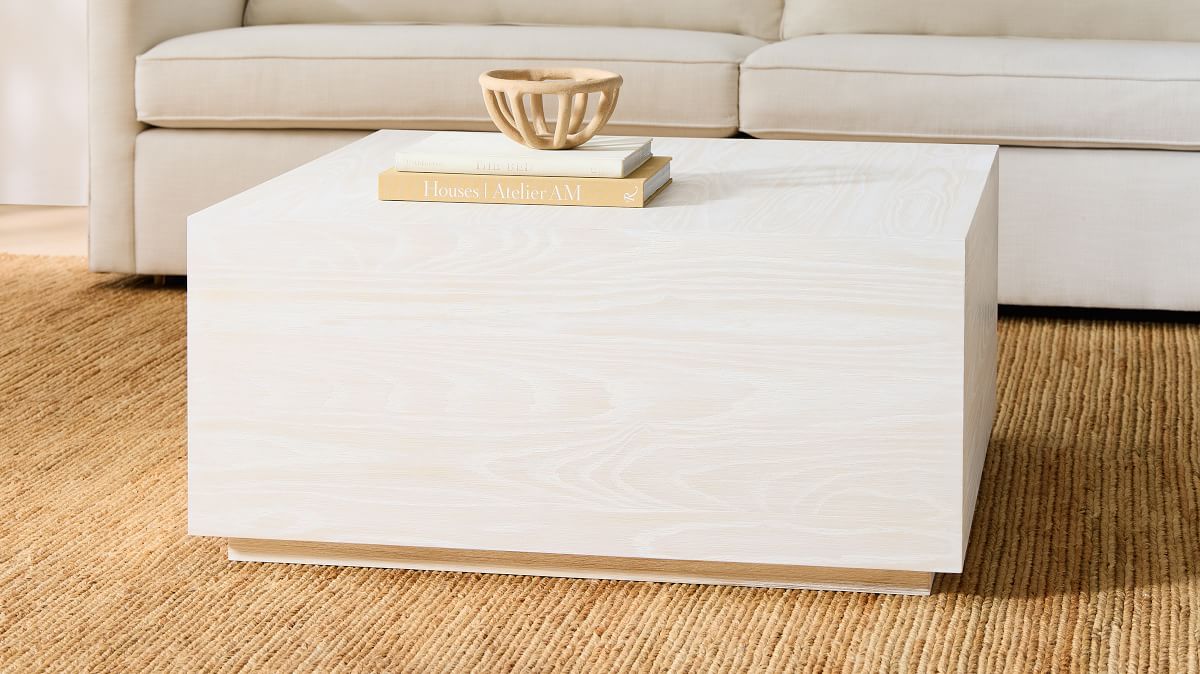 Volume Square Coffee Table (36") Wood West Elm