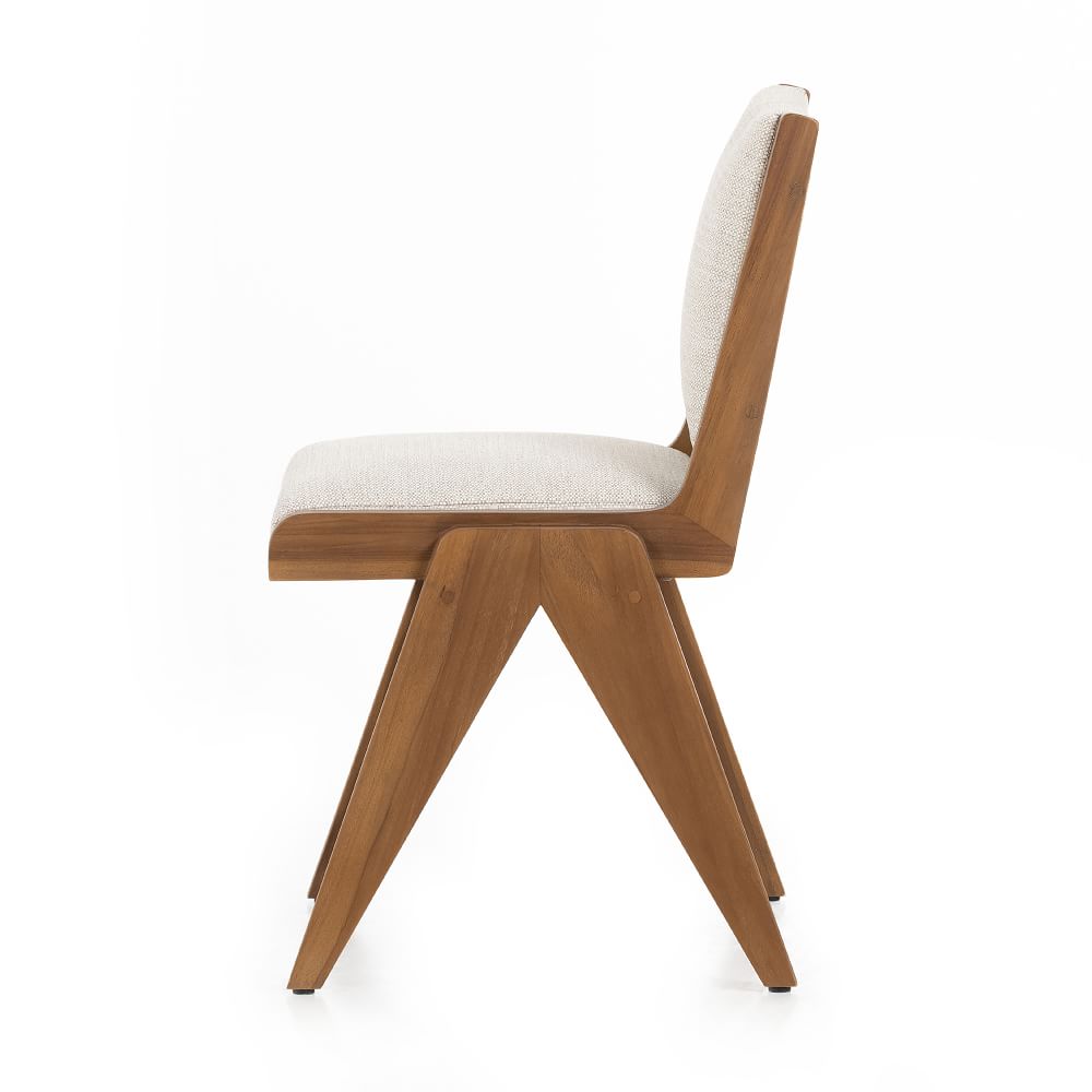 Teak AFrame Outdoor Dining Chair West Elm