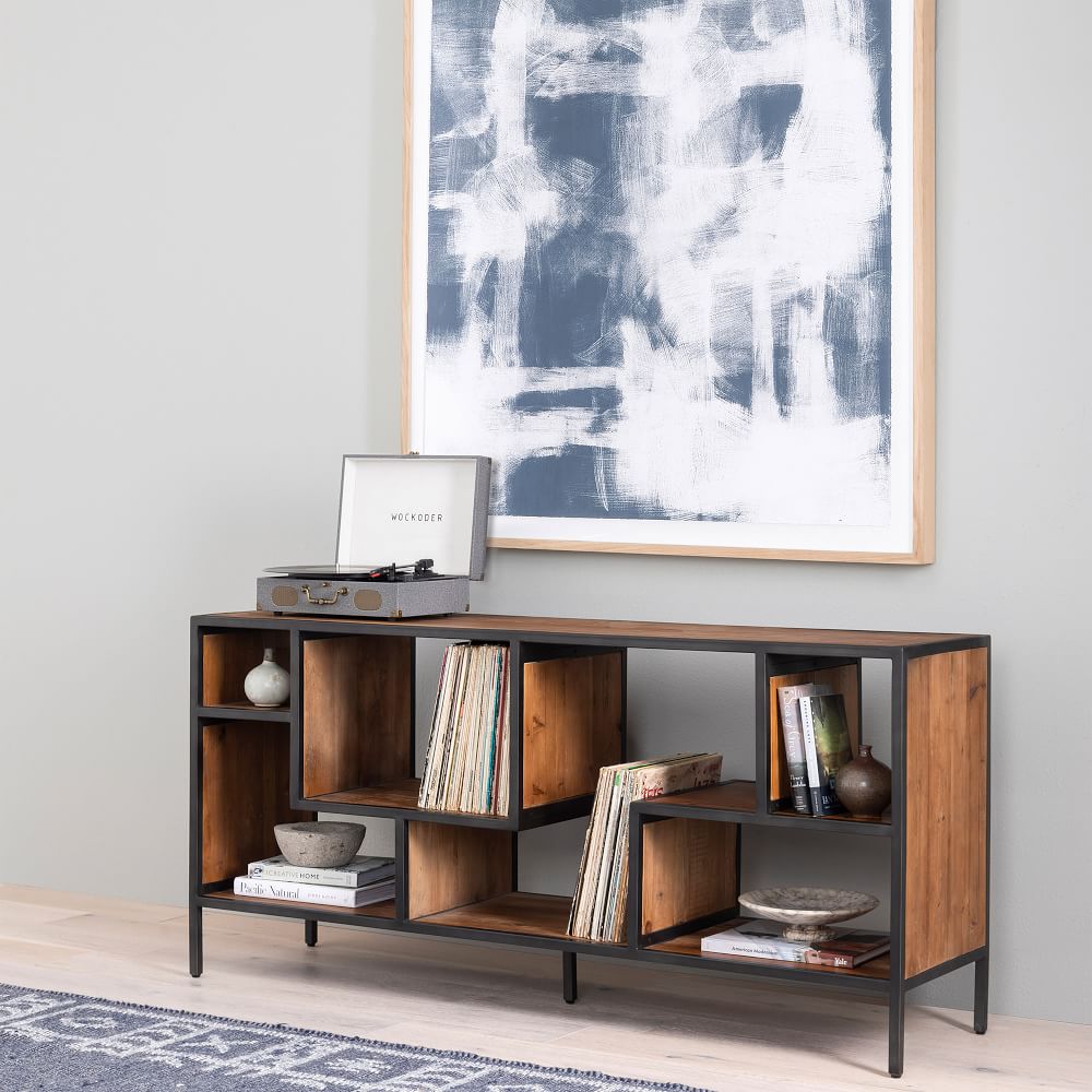 Reclaimed Pine & Iron Storage Console (60") West Elm