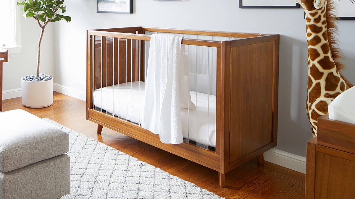 Sloan Acrylic Convertible Crib West Elm