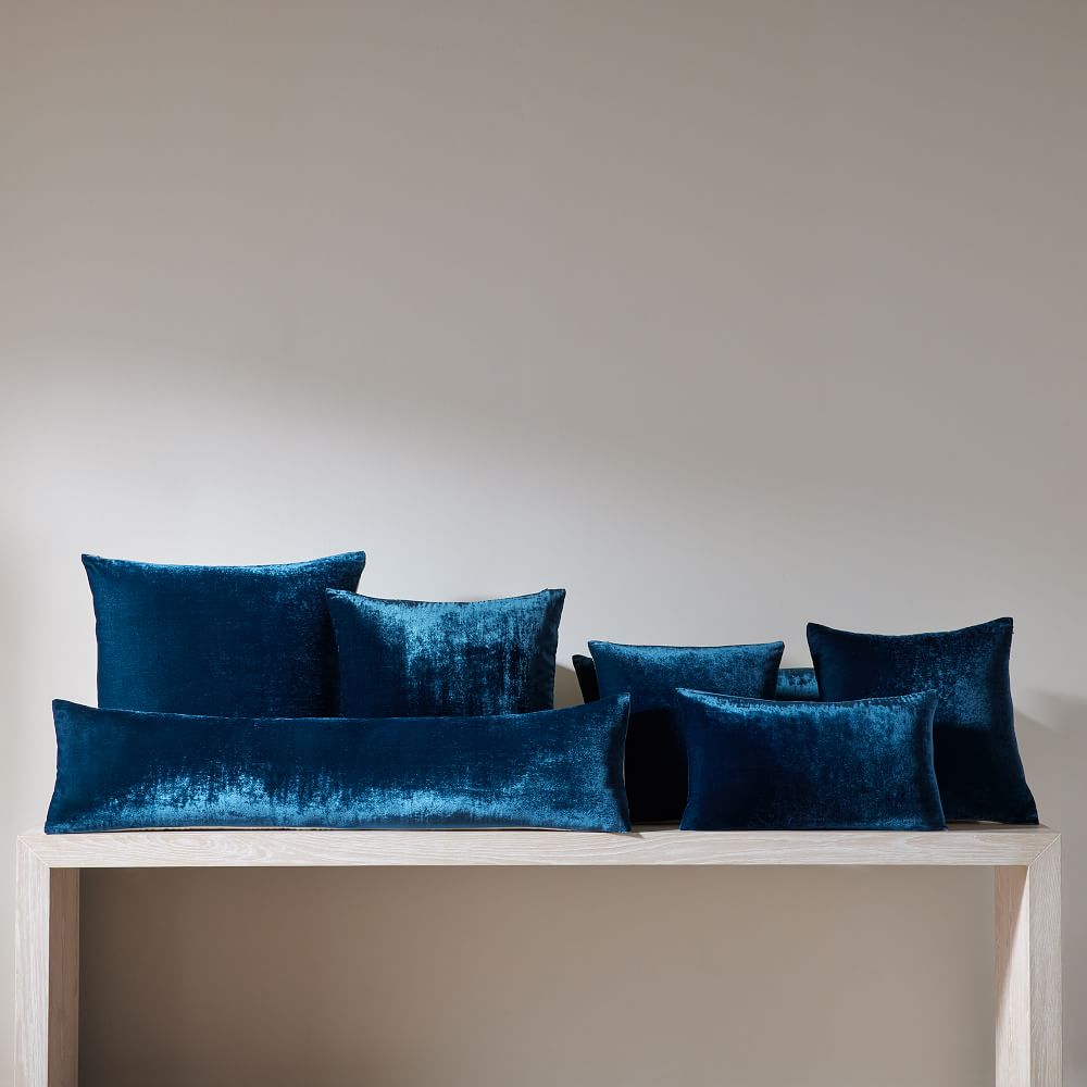 Lush Velvet Pillow Cover West Elm
