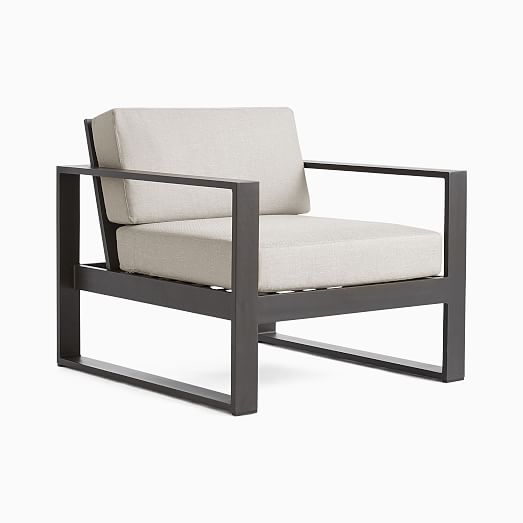 portside aluminum west elm