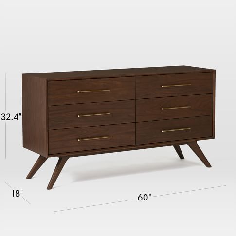 Wright 6-Drawer Dresser (60
