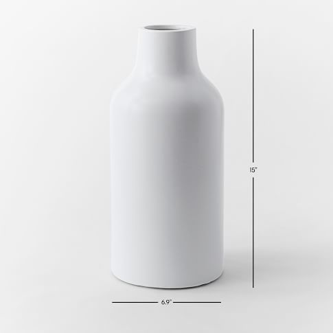 Pure White Ceramic Vases | West Elm