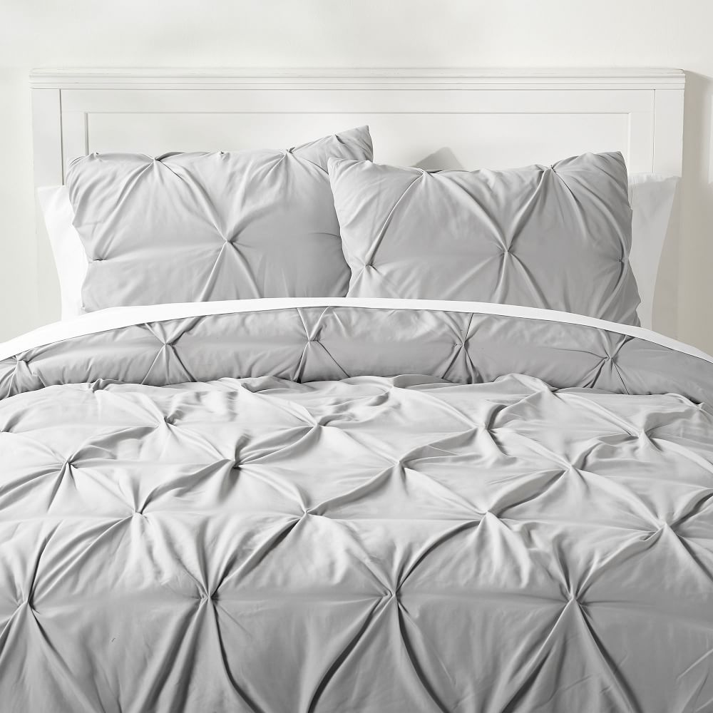 west elm pintuck comforter