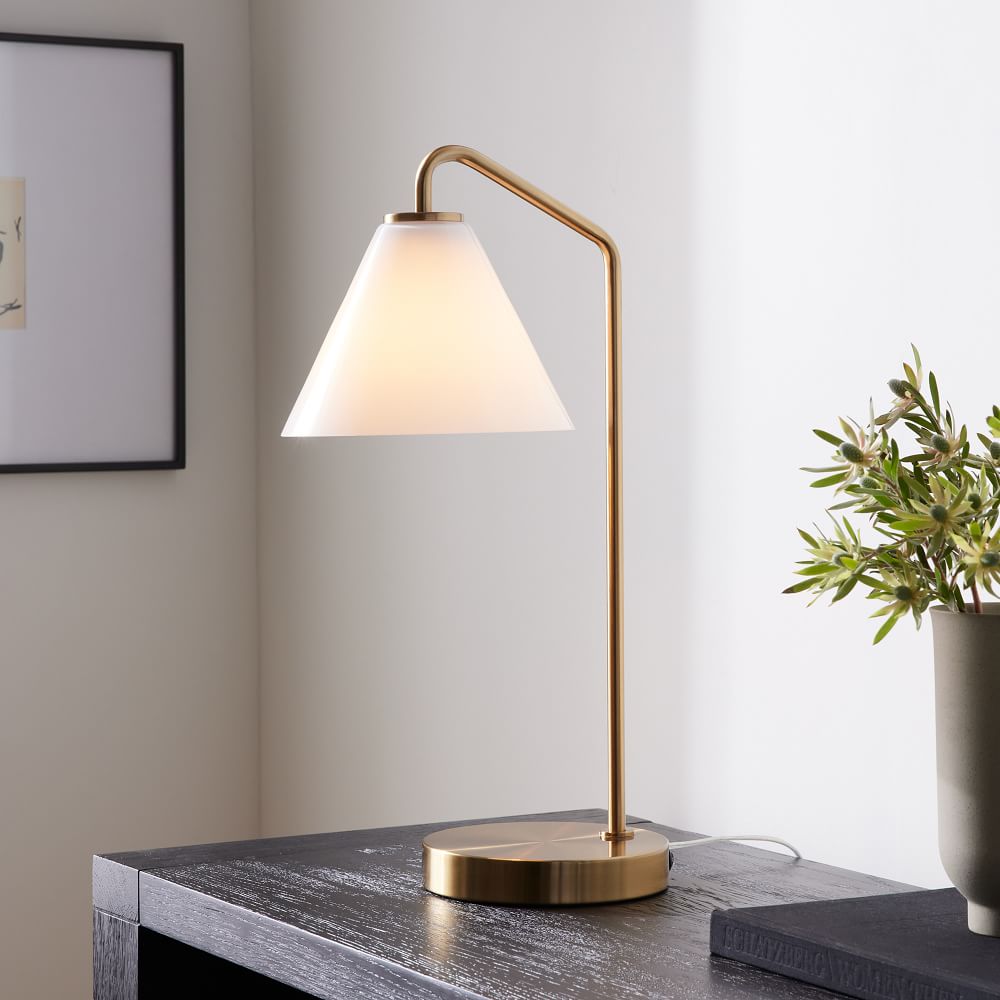 Sculptural Cone Table Lamp (21