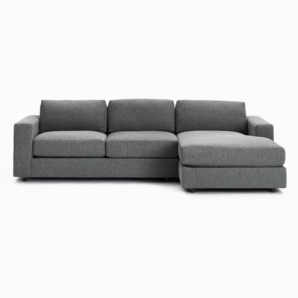 Urban 2 Piece Chaise Sectional Sofa With Chaise West Elm