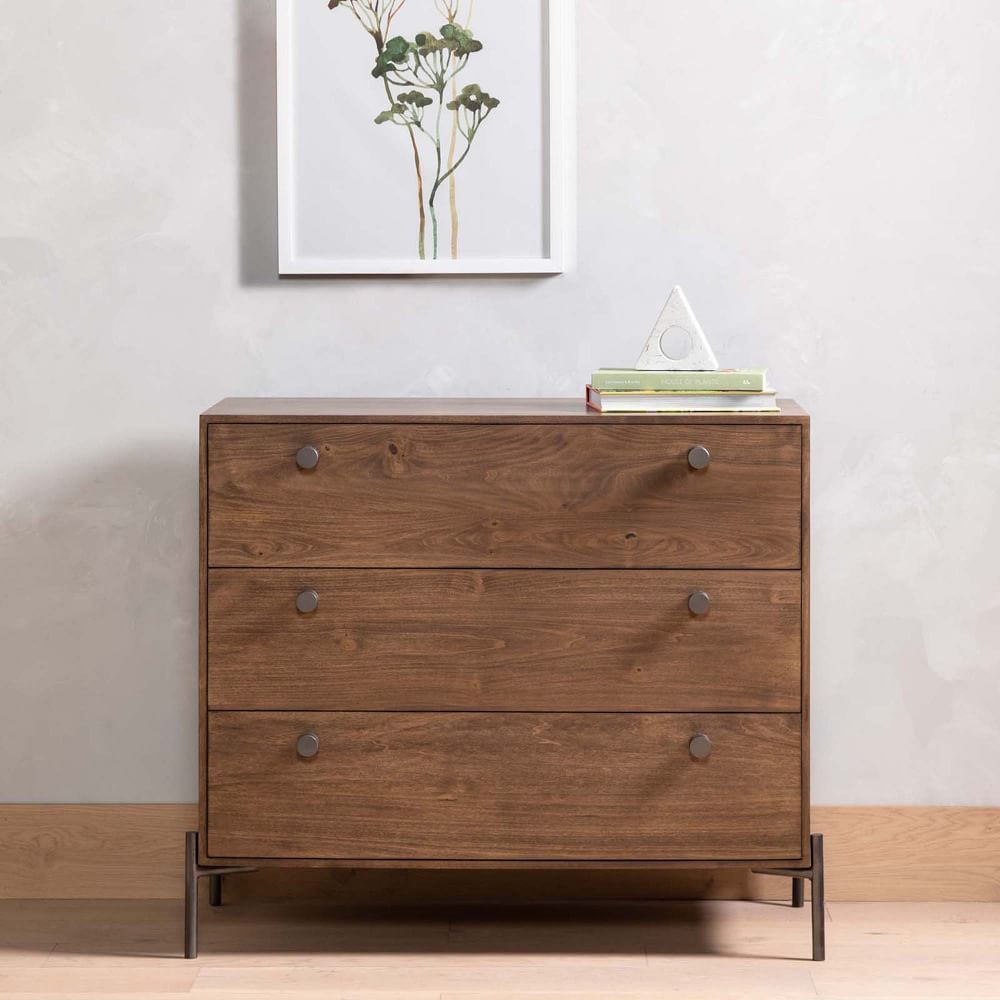 Iron & Wood 3Drawer Dresser (36") West Elm