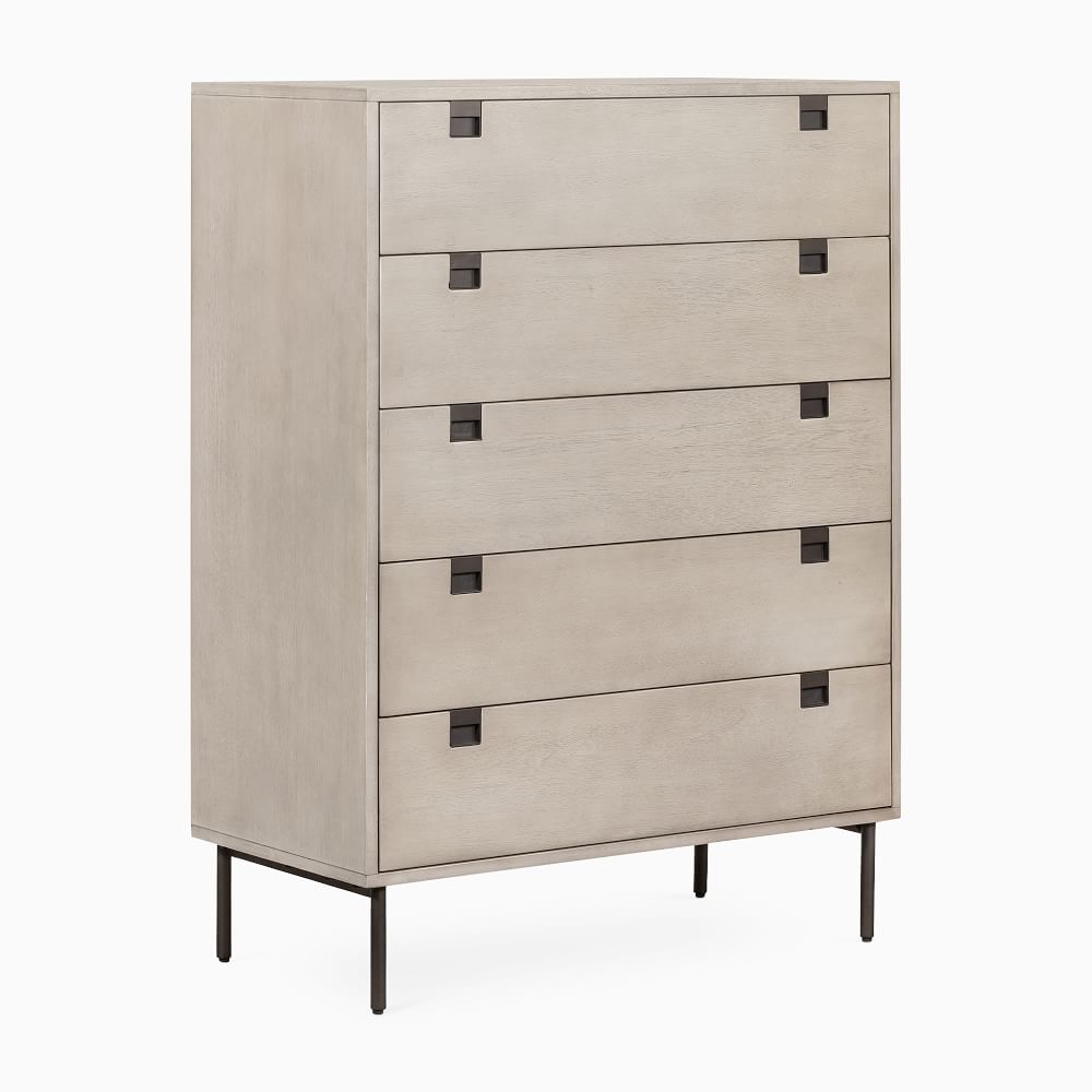 Squared Handle 5-Drawer Dresser (36