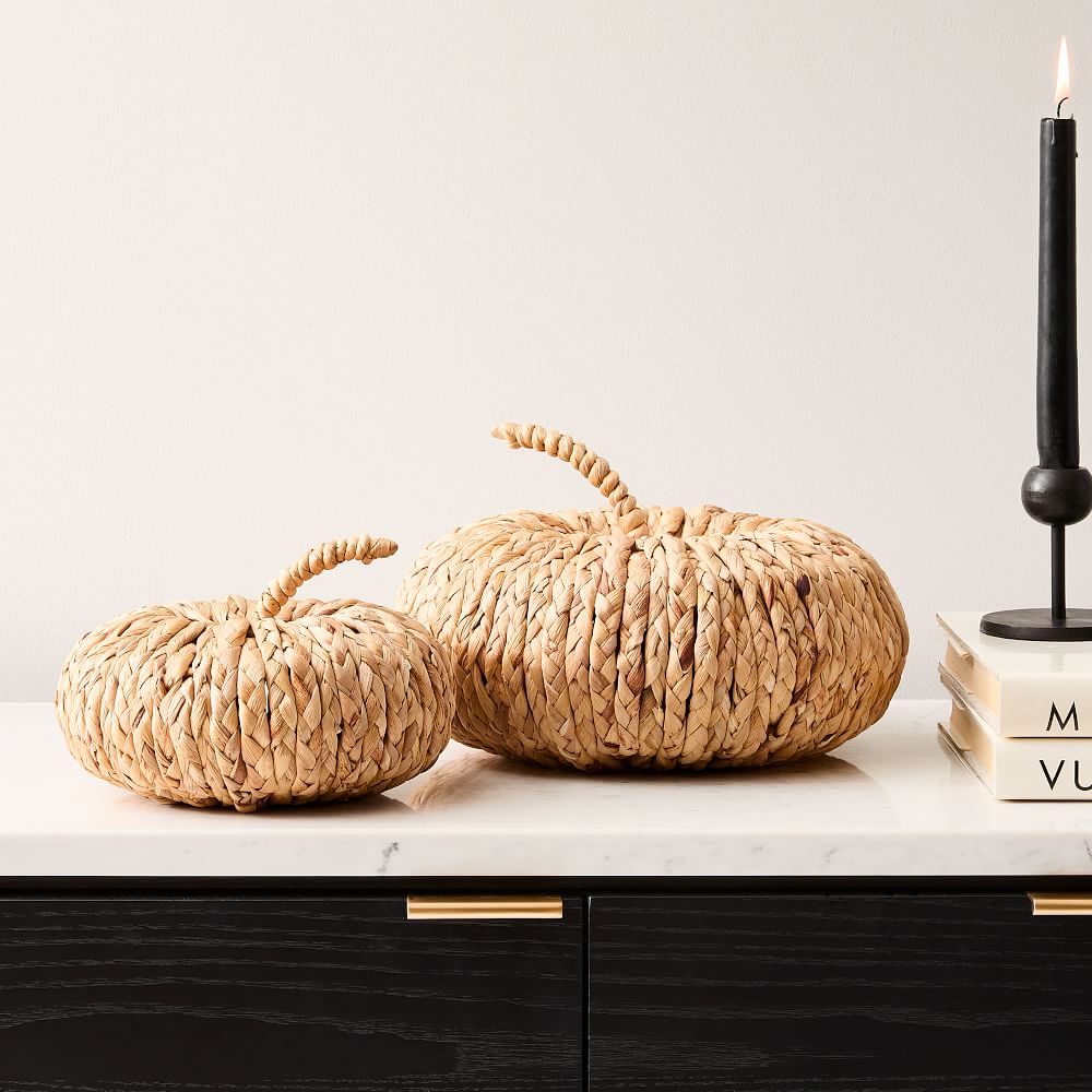 Natural Woven Pumpkin Objects West Elm