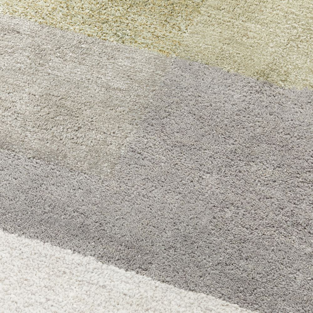 Colorblock Shine Rug | West Elm