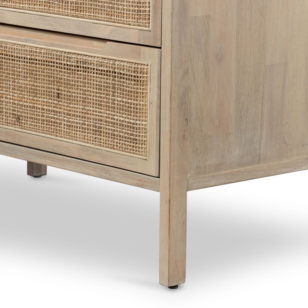 Modern Rattan 5-Drawer Dresser (33") | West Elm