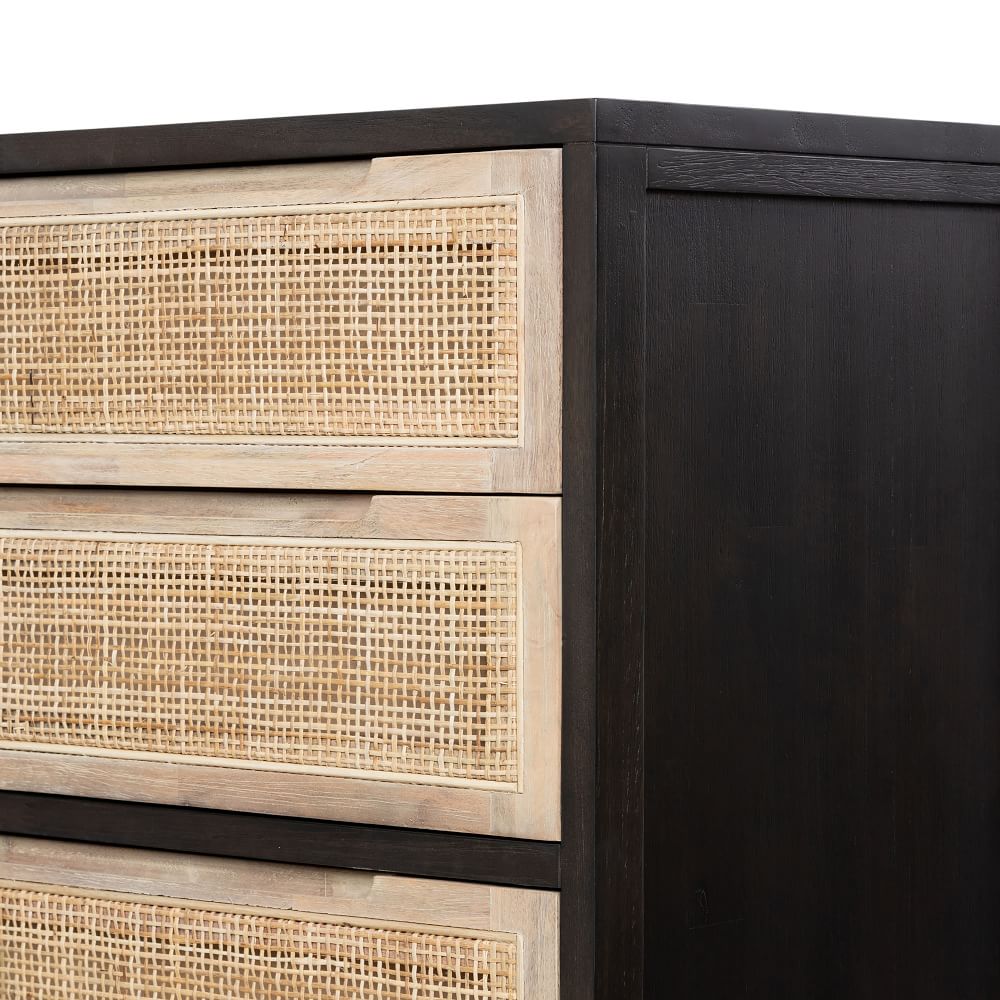 Modern Rattan 5Drawer Dresser (33") West Elm