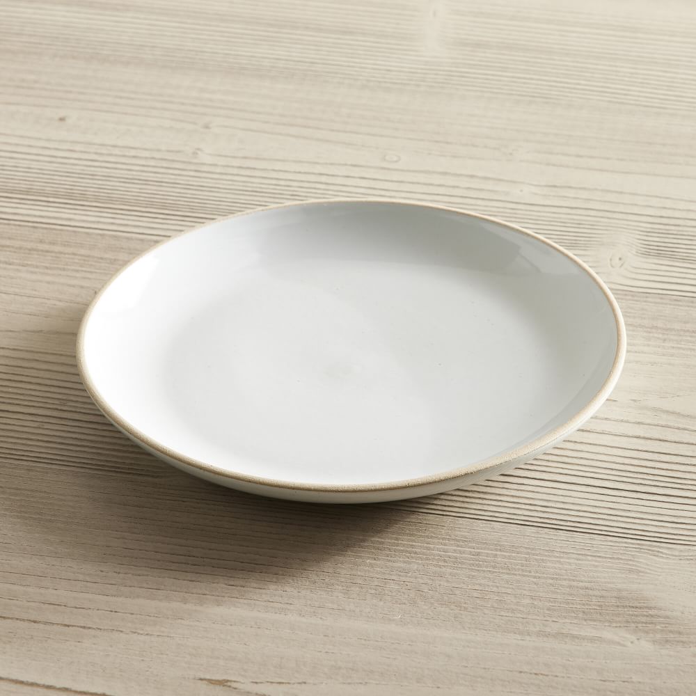 West Elm scalloped salad plates set 4 New in box 