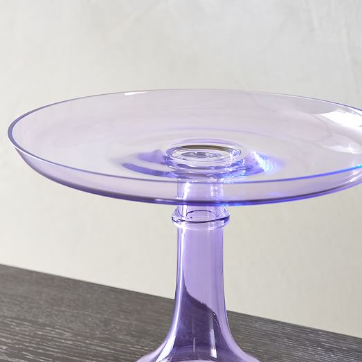 Estelle Colored Glass Cake Stand