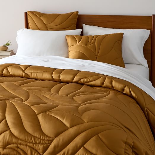 west elm orange duvet