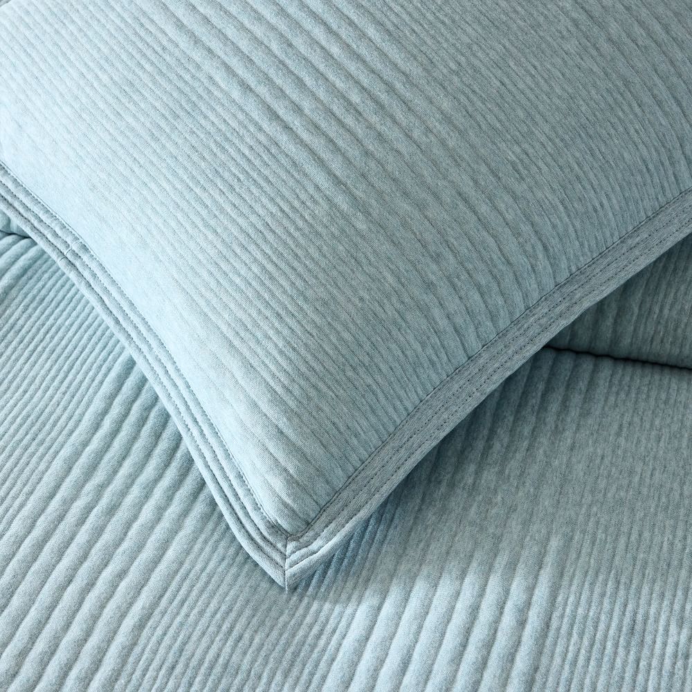 Cotton Cloud Jersey Duvet Cover & Shams West Elm