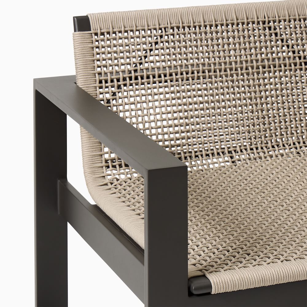 Portside Aluminum Outdoor AllWeather Cord Lounge Chair West Elm