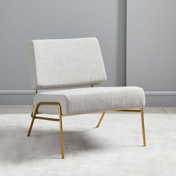 west elm brooks slipper chair